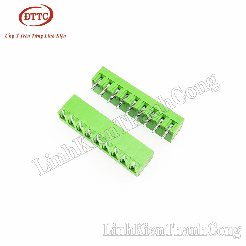 Cầu Đấu Terminal Cong 15EDG 3.81mm 9P (Đực + Cái)