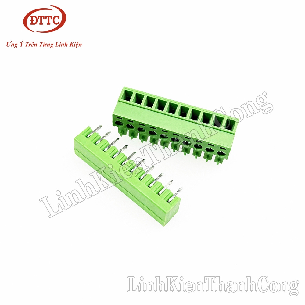 Cầu Đấu Terminal Cong 15EDG 3.81mm 10P (Đực + Cái)