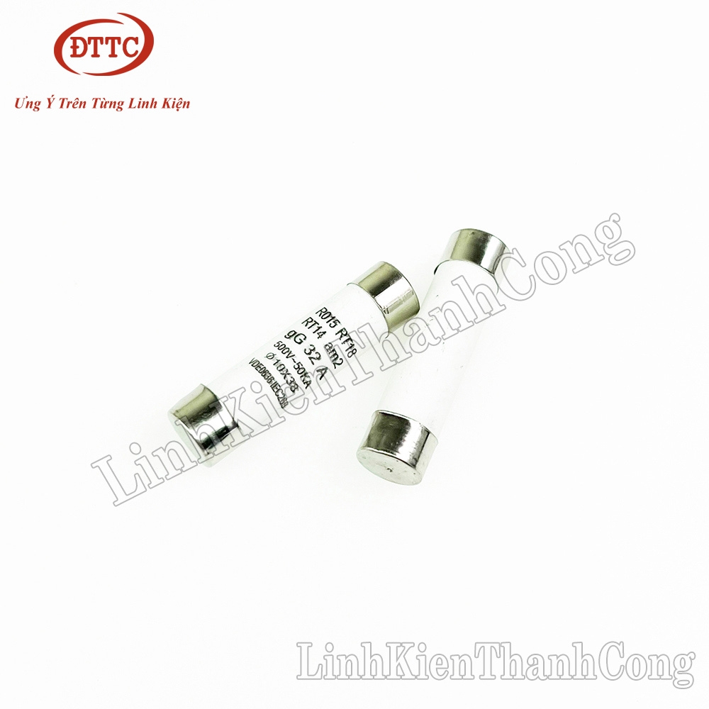 Cầu Chì Sứ 10x38mm 32A 500V