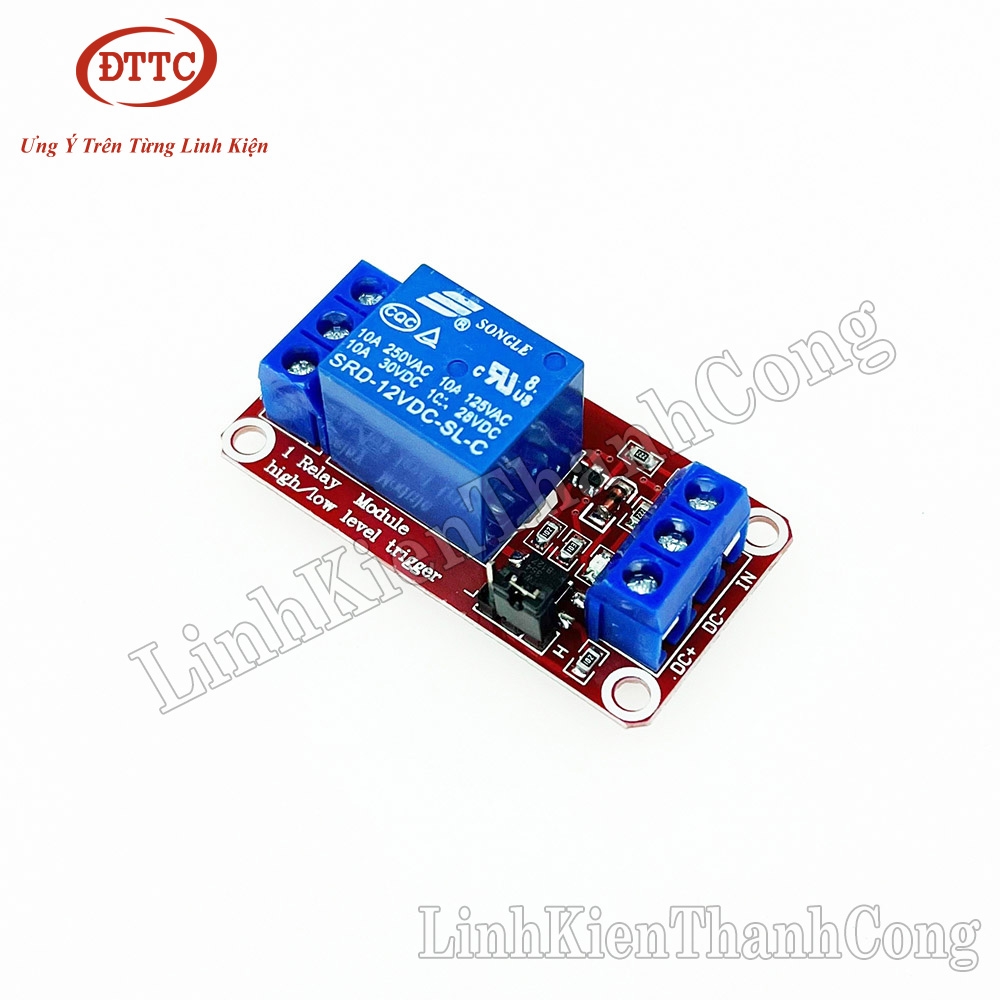 Module Relay 1 Kênh 12V Có Opto Cách Ly