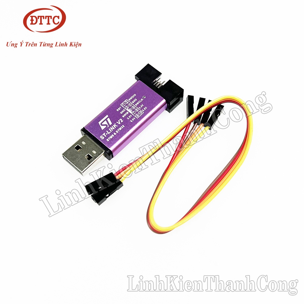 Mạch Nạp ST-LINK V2, Mach Nạp ST Link Cho Vi Điều Khiển STM8, STM32