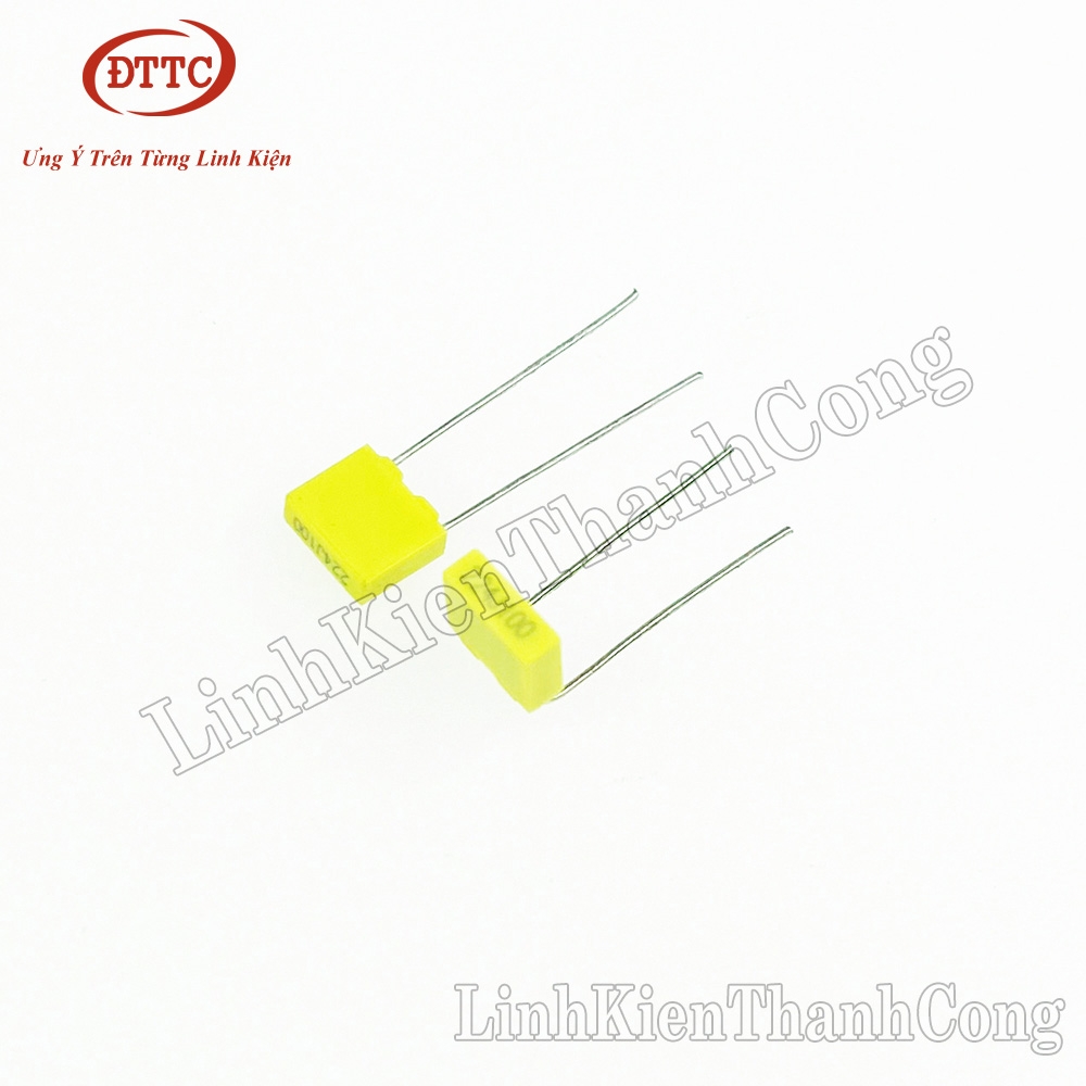 Tụ 0.22uF 224J 100V Màu Vàng 5mm