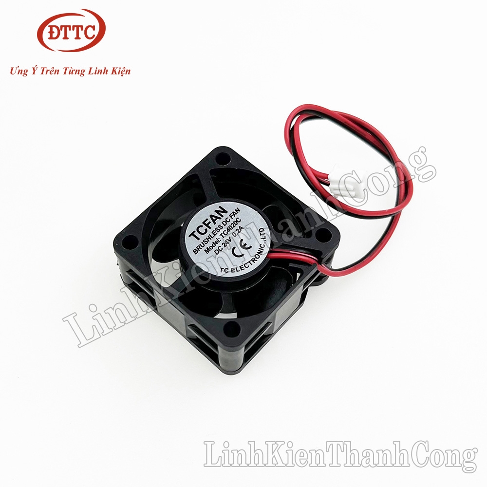 Quạt Tản Nhiệt 24V 4020 4x4x2cm 0.2A-0.25A