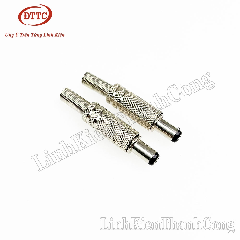 Giắc Đực DC 5.5x2.1mm Kim Loại