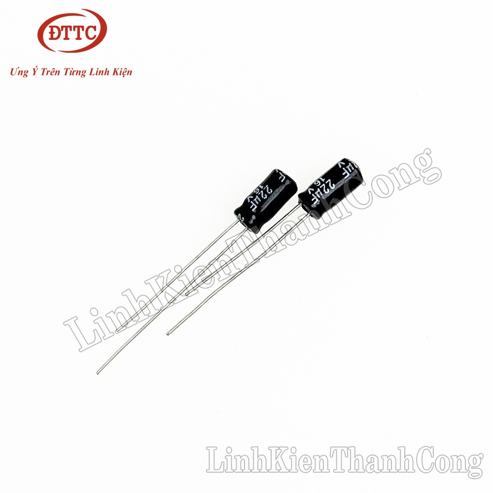 Tụ Hóa 22uF 16V (5x10mm)