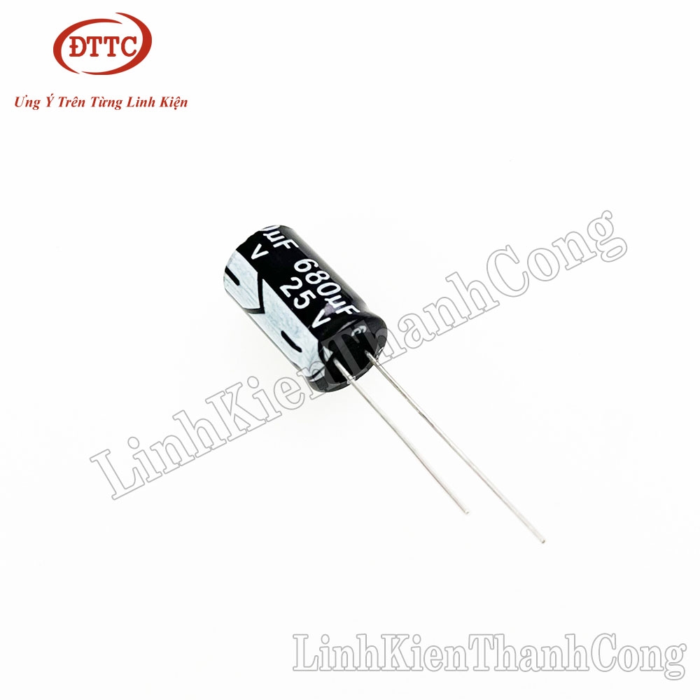 Tụ Hóa 680uF 25V (10x17mm)