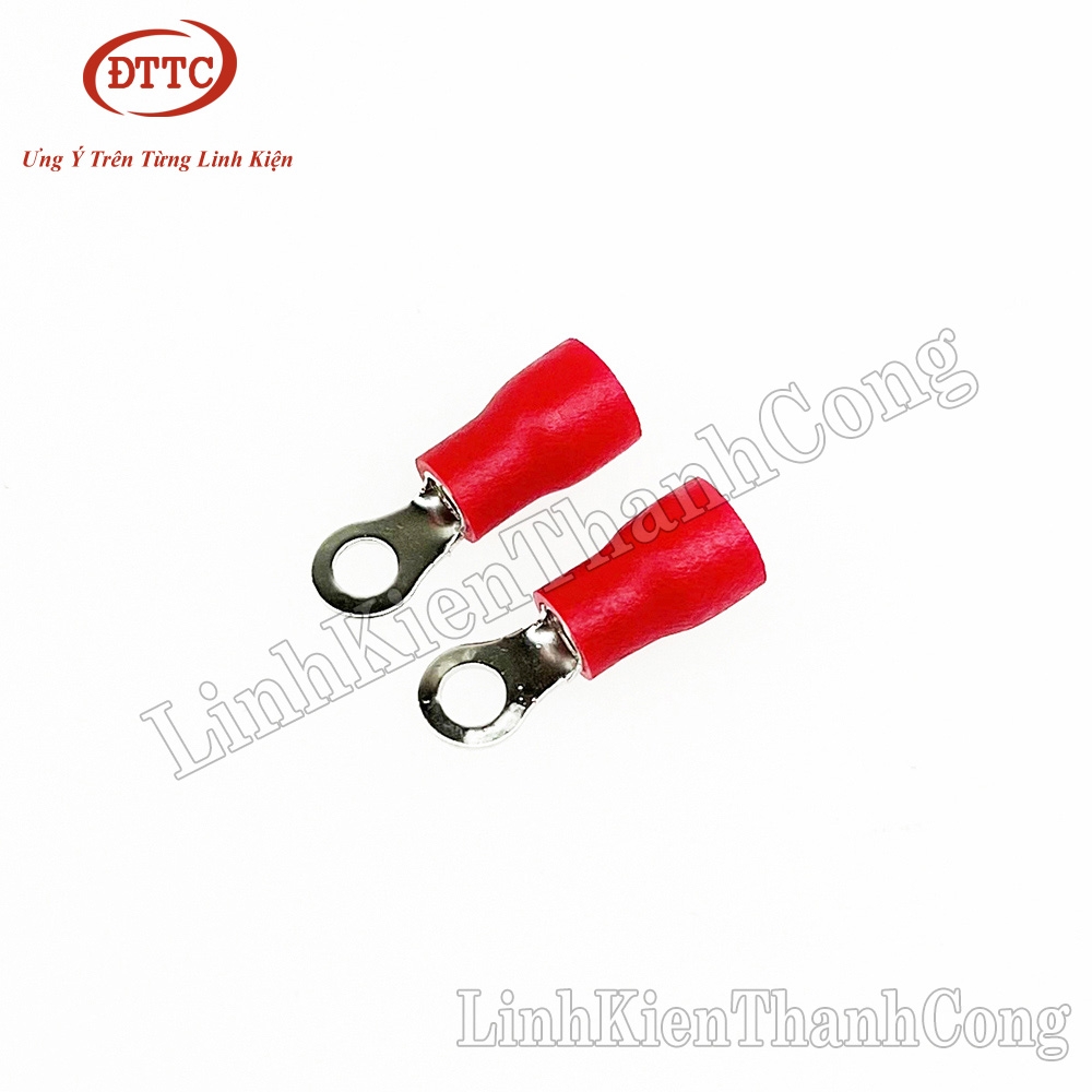 Đầu Cos Tròn RV1.25-3 Màu Đỏ (50 Chiếc)