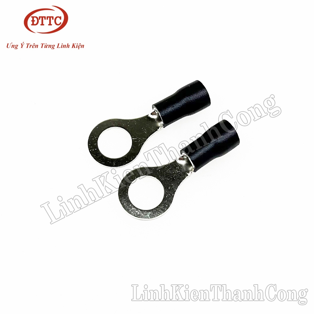 Đầu Cos Tròn RV5.5-8 Màu Đen (50 Chiếc)