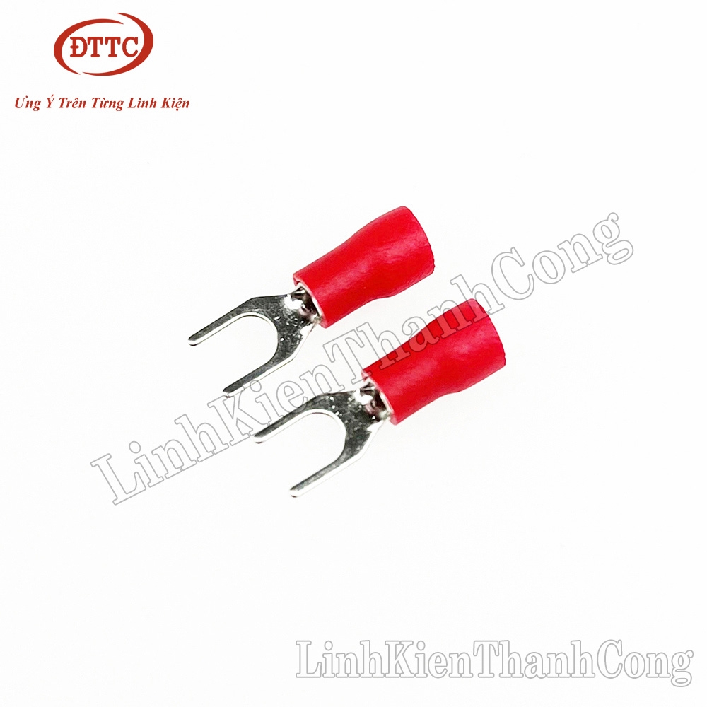 Đầu COS Chữ Y SV1.25-4 Màu Đỏ (50 Chiếc)