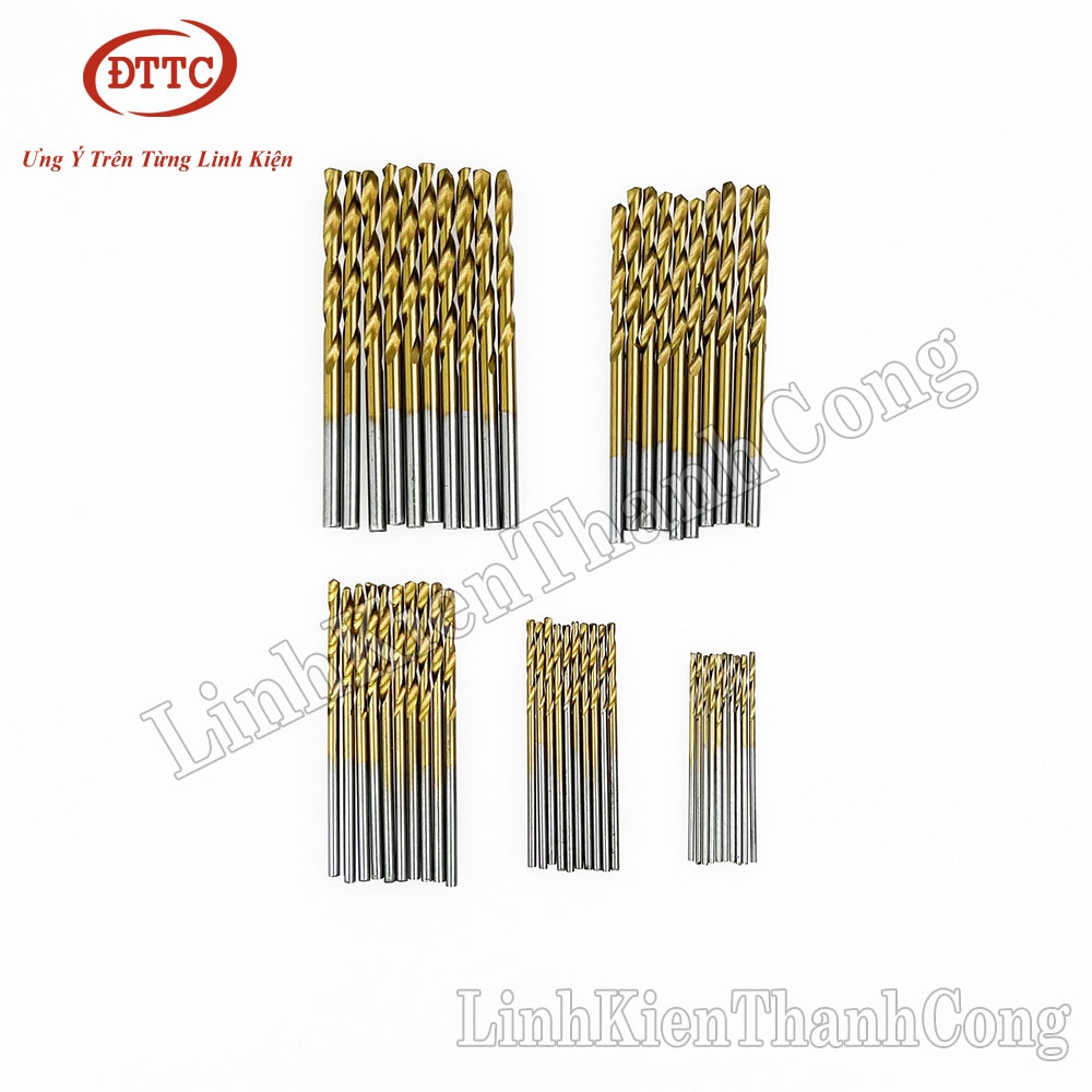 Bộ 50 Mũi Khoan Từ 1-3mm