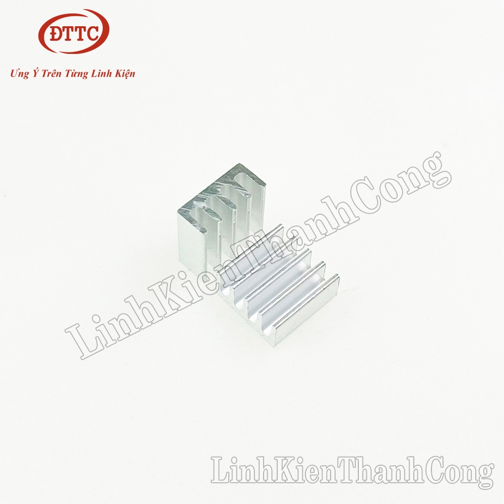 Nhôm Tản Nhiệt 11x11x5mm Màu Bạc