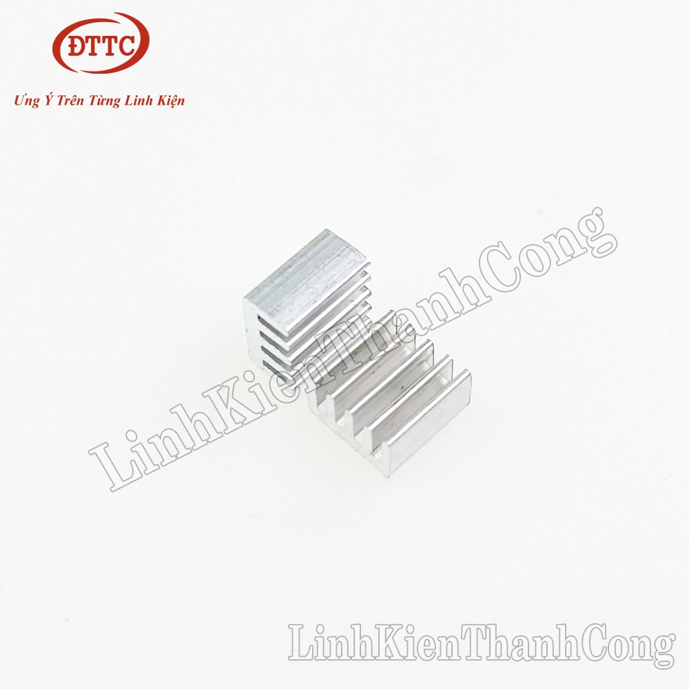 Nhôm Tản Nhiệt 9x9x5mm Màu Bạc