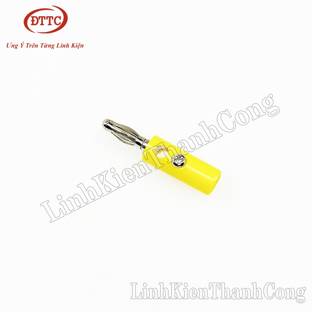 Jack Bắp Chuối 4mm Đực Màu Vàng (1 Chiếc)