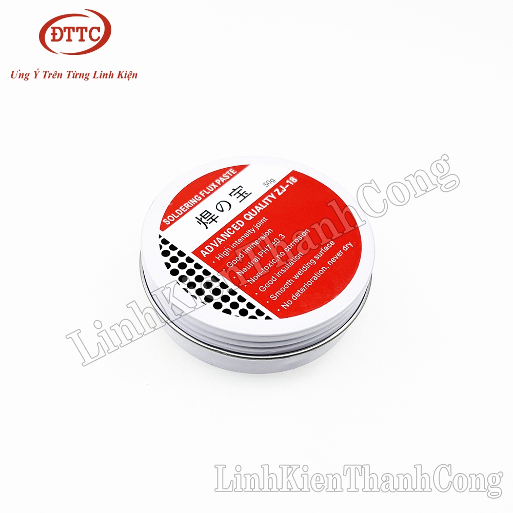 Mỡ Hàn Nhật ZJ-18 50g Hộp Kim Loại