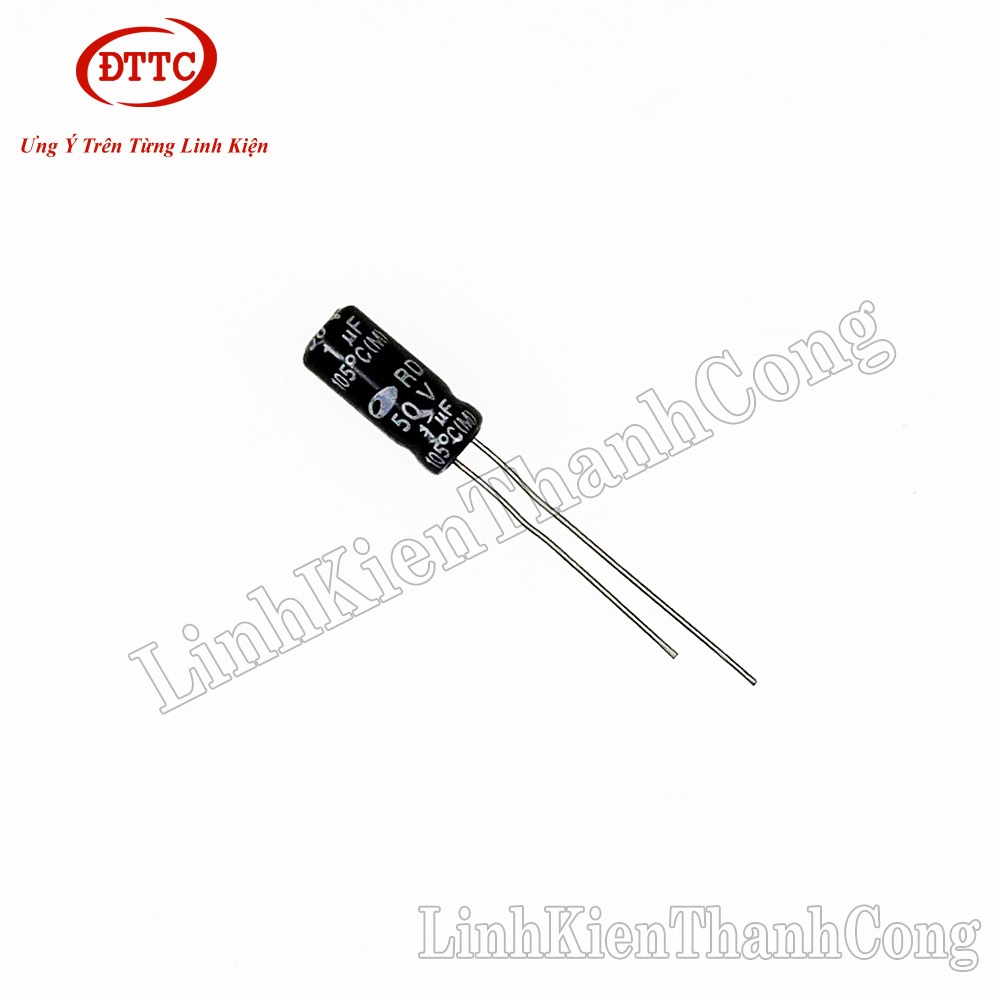 Tụ Hóa SAMWHA 1uF 50V 5x11mm