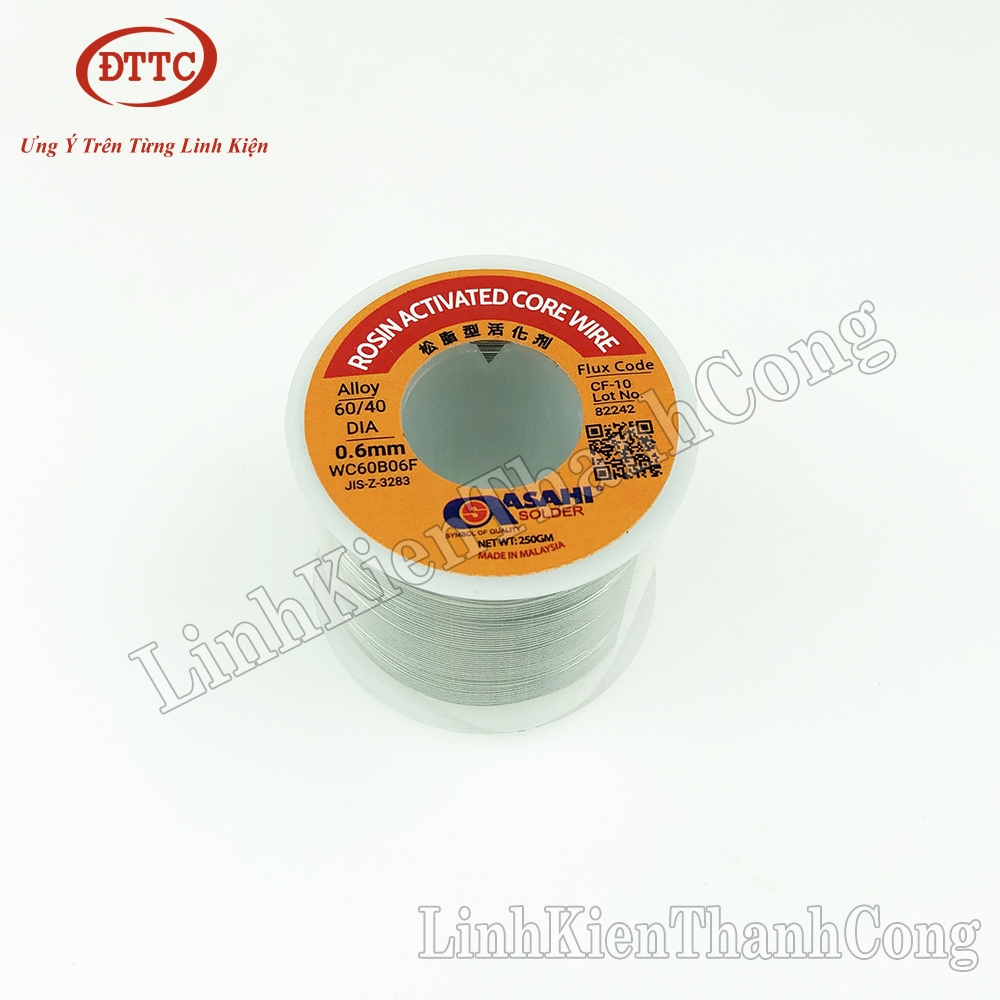 Thiếc Hàn ASAHI 60/40 250gam 0.6mm Chính Hãng