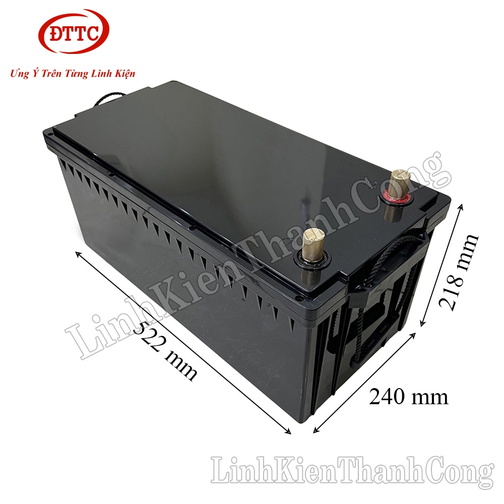 Hộp Nhựa, Vỏ Nhựa Đóng Pin 522x240x218mm, Lắp Được 76 Cell 33140