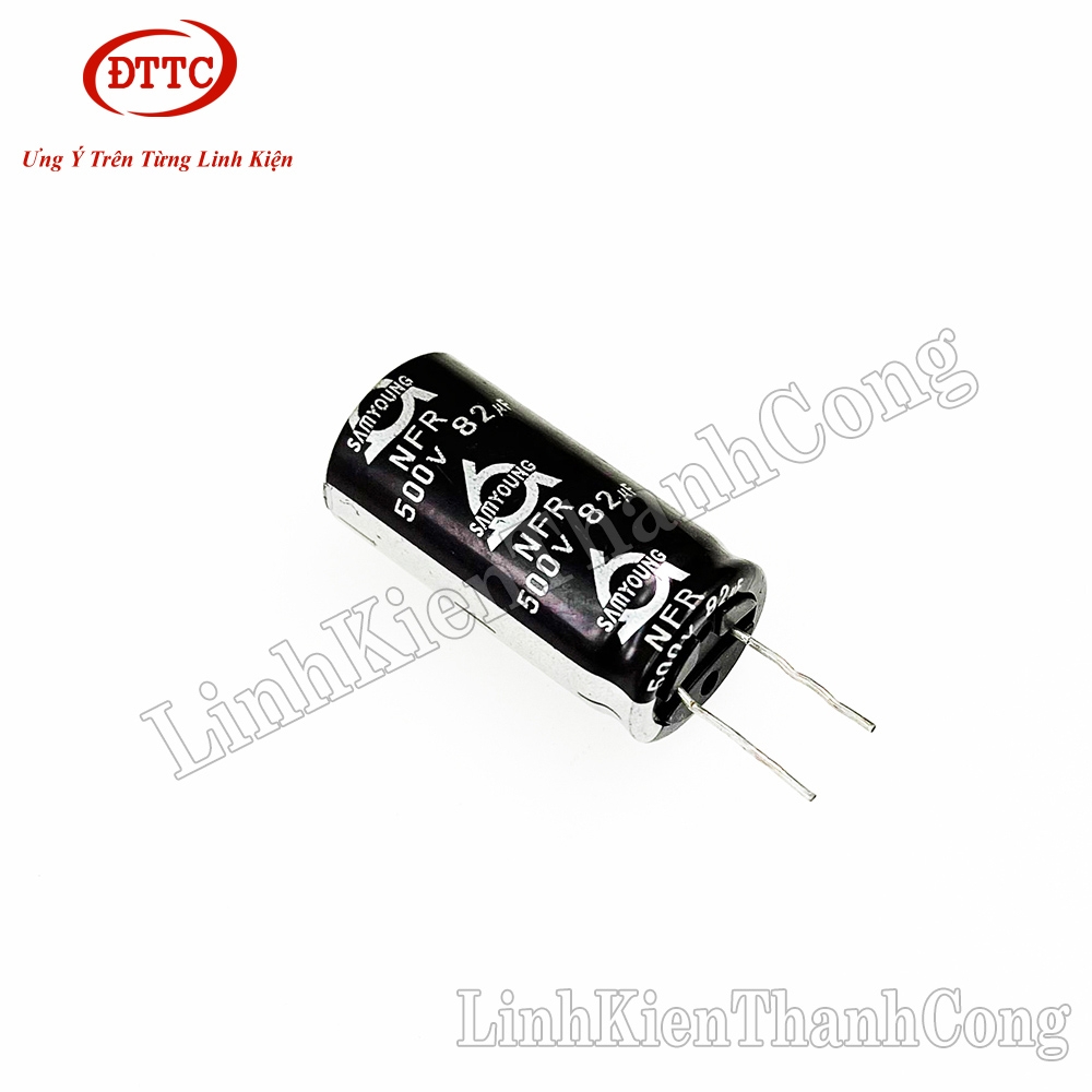 Tụ SAMYOUNG 82uF 500V (18x35mm)