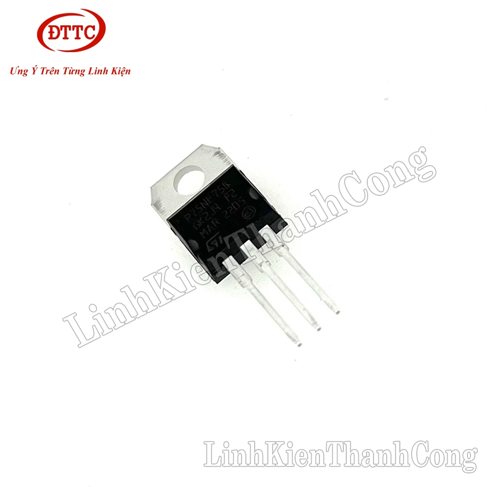 MOSFET 75NF75 N-CH 75A 75V TO220 (Chính Hãng)