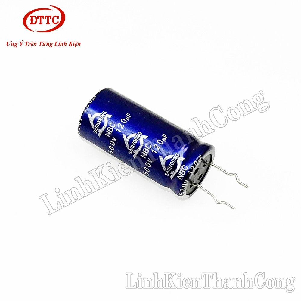 (Tháo Máy) Tụ SAMYOUNG 120uF 500V (20x40mm)