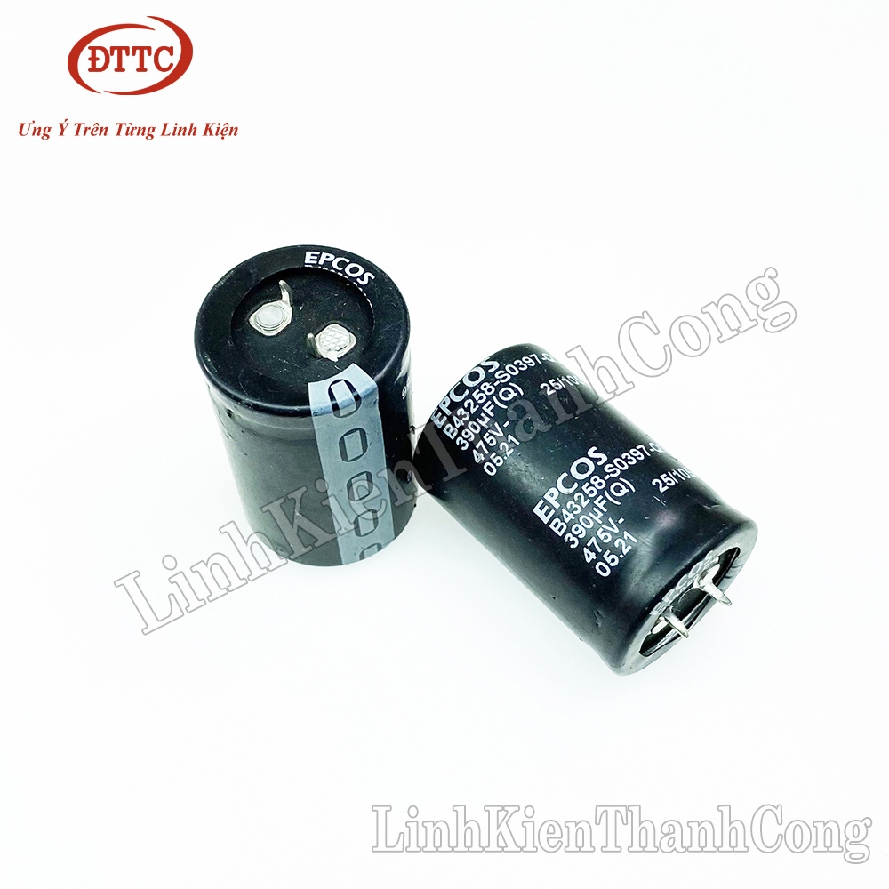 Tụ Hóa EPCOS 390uF 475V 30x45mm