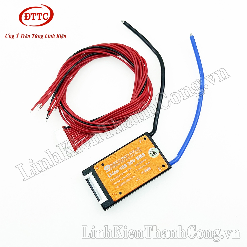 Mạch Bảo Vệ BMS DALY 36V 10S 3.7V 20A Mẫu G + NTC