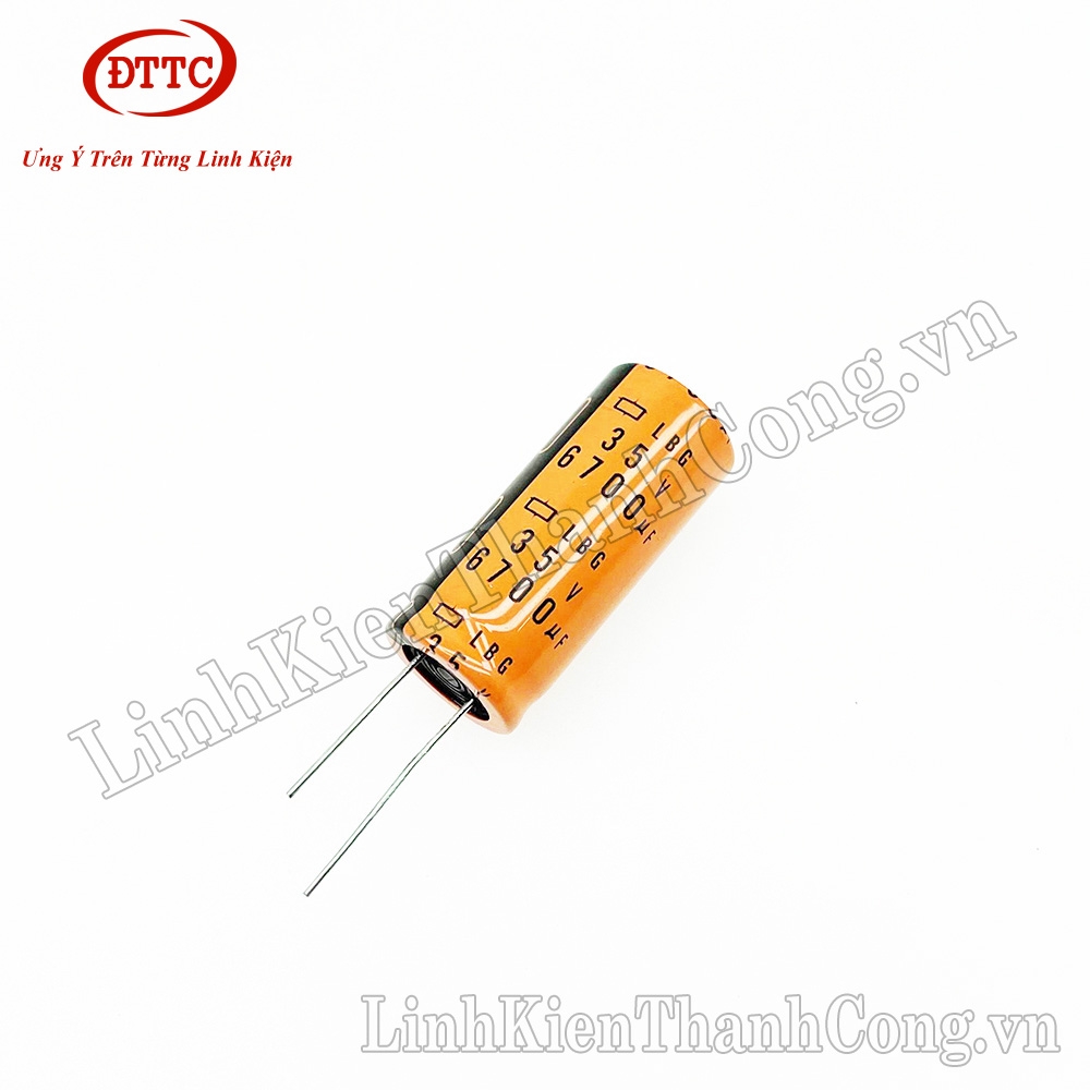 Tụ Hóa LBG Màu Cam 6700uF 35V 18x40mm (Dung Lượng>7500uF)