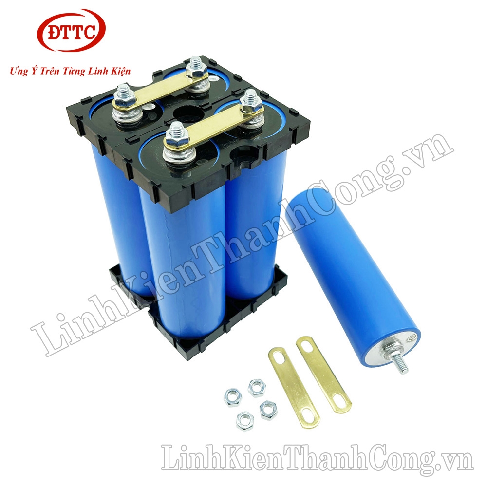 Pin EVE 40135 3.2V 20Ah 3C Đầu Vít (Tặng Kèm Khung, Cầu Nối, Ốc Vít)