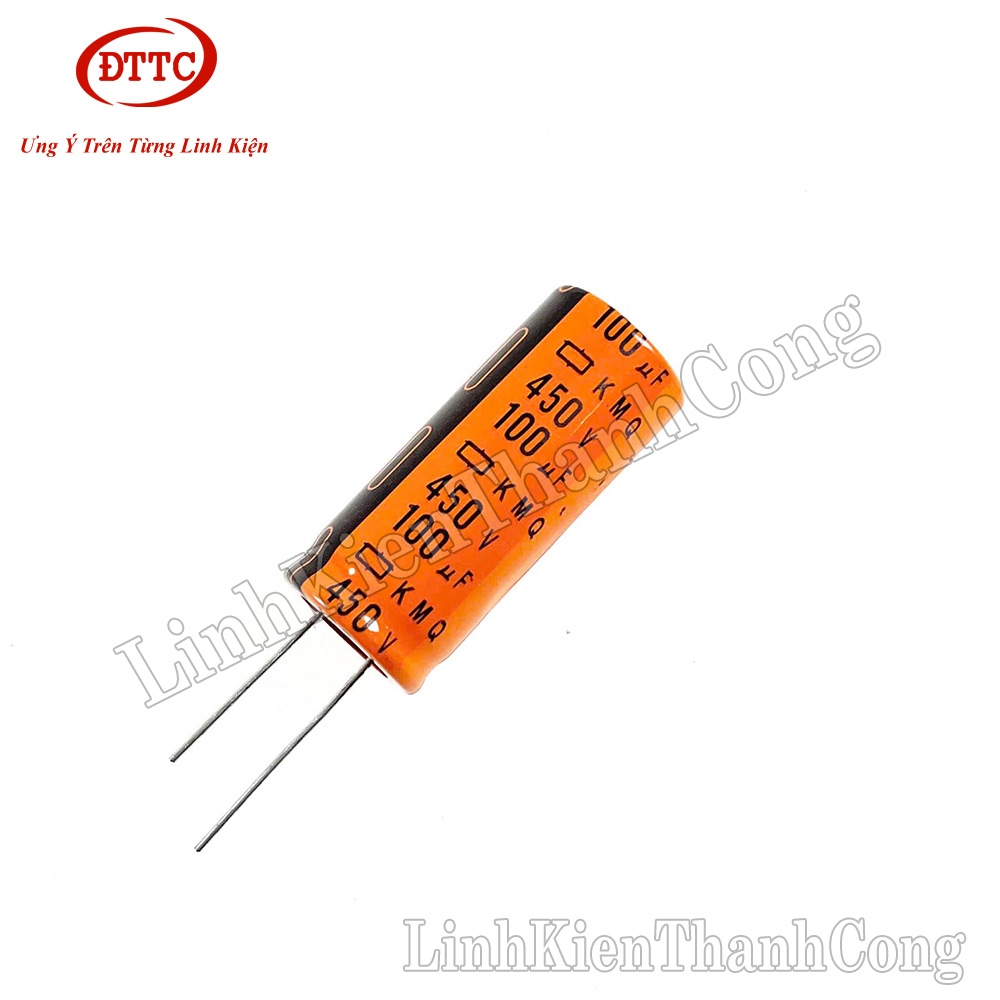 Tụ Hóa 100uF 450V Màu Cam 18x40mm