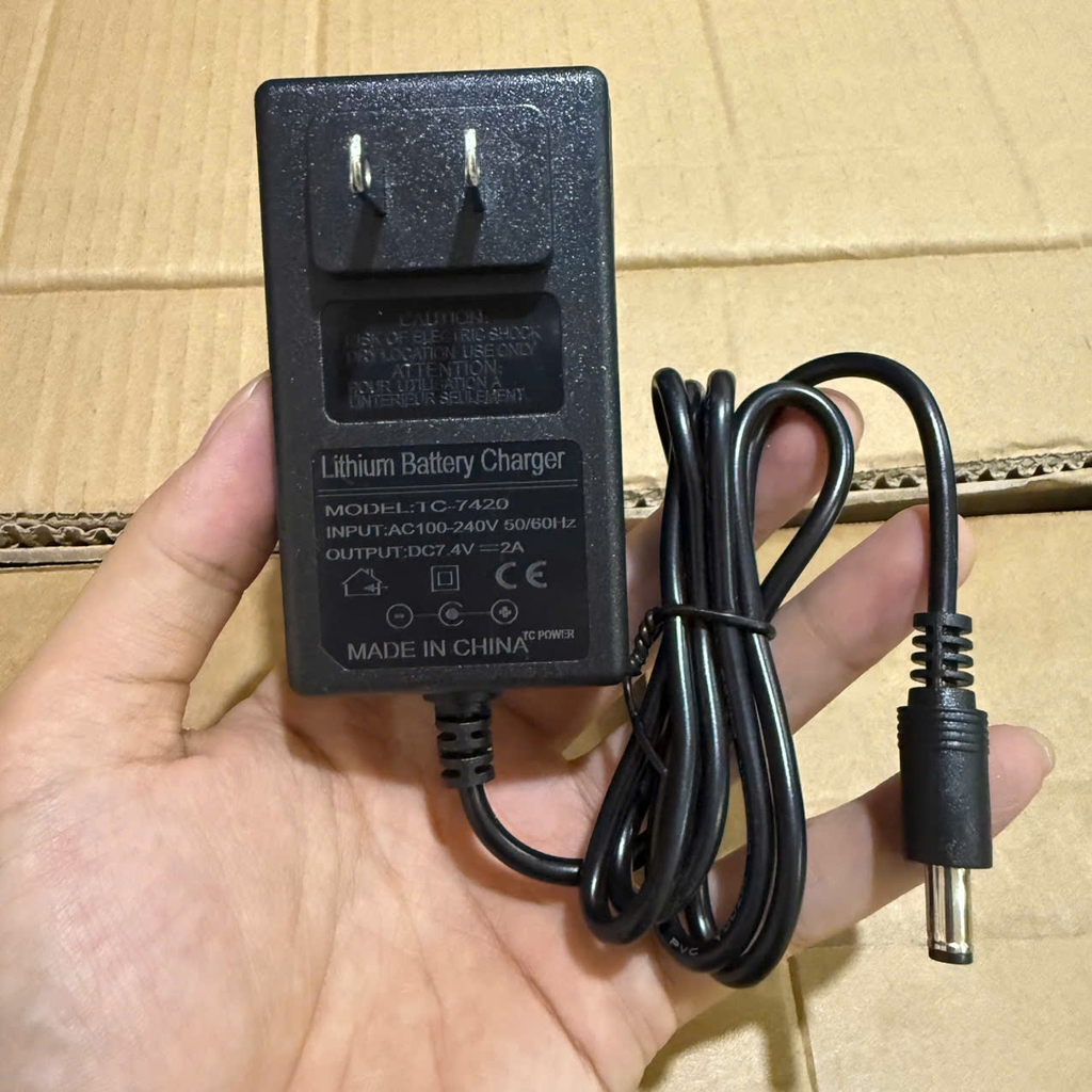 Bộ Sạc Pin Lithium 2S 7.4V 2A DC5.5x2.5mm