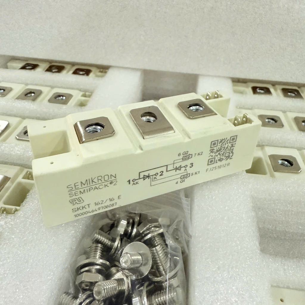 SCR Khối Loại Đôi SKKT162/16E Thyristor Module Semikron 162A 1600V