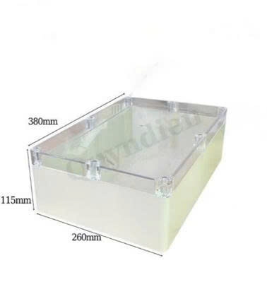Hộp Nhựa ABS 380x260x115mm Nắp Trong Suốt (VY ANH)