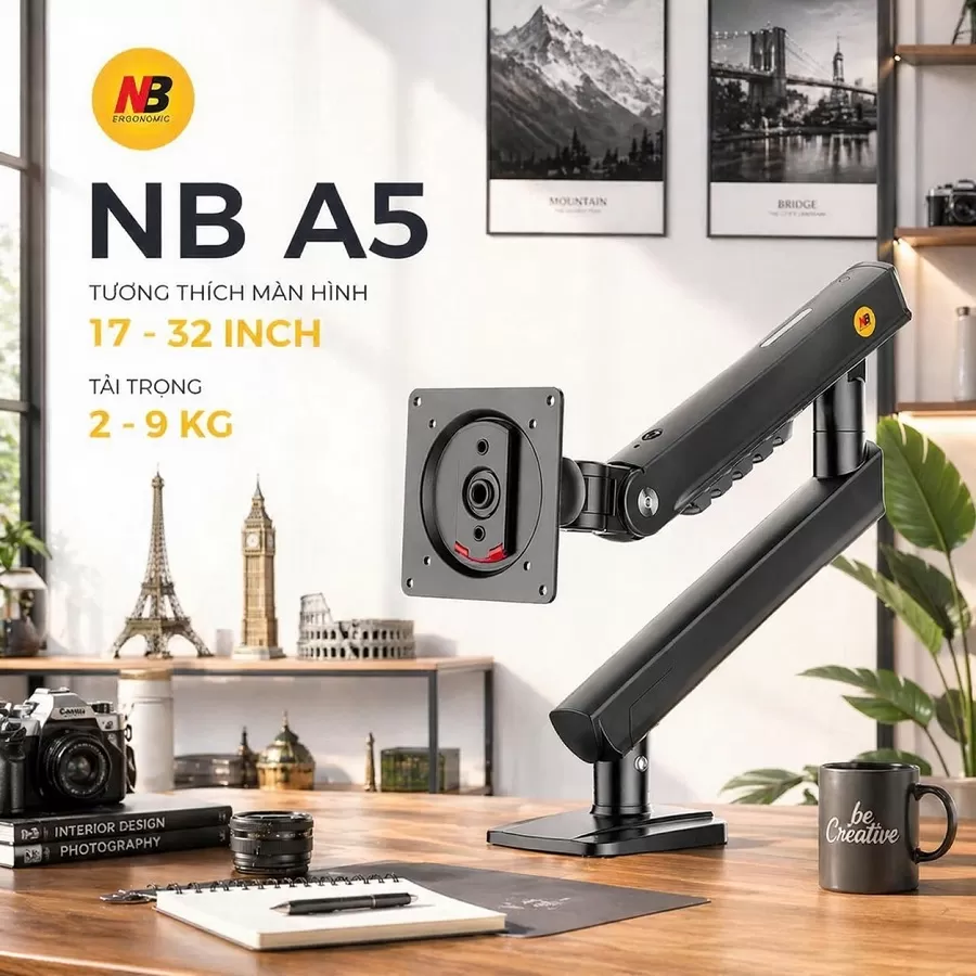 Giá đỡ màn hình NB A5 17-32 inch,  Tải trọng 9kg
