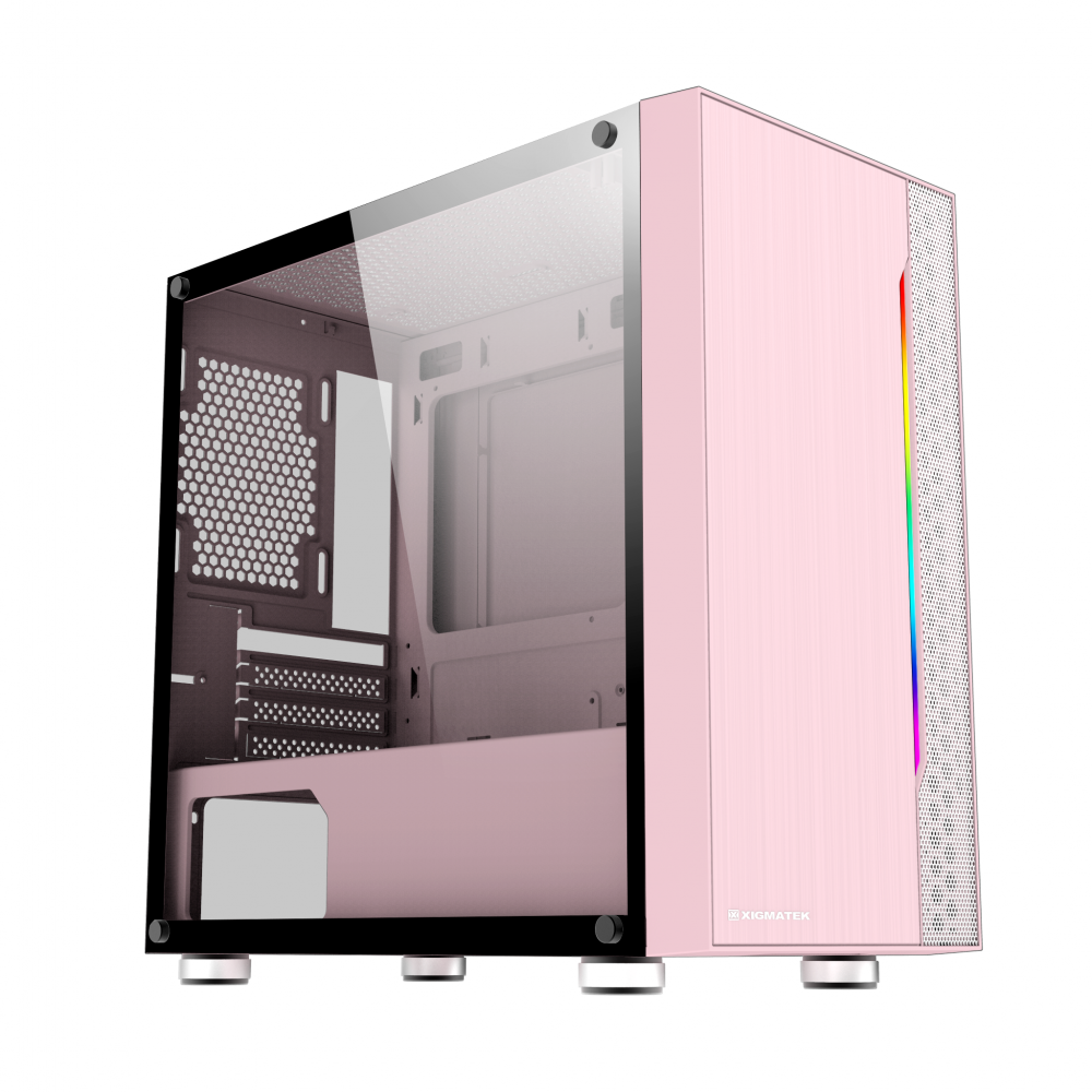 XIGMATEK GEMINI QUEEN (EN43835) - PREMIUM M-ATX, RGB STRIP