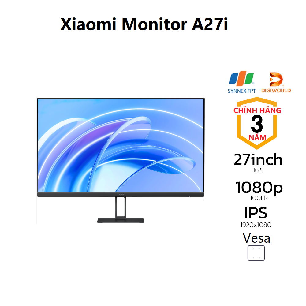 Màn hình máy tính Xiaomi Monitor A27i EU 27inch Full HD Tấm nền IPS phẳng