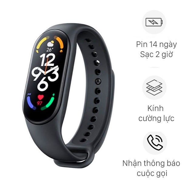 Vòng đeo tay thông minh Xiaomi Smart Band 7 Amoled 1.62 inch