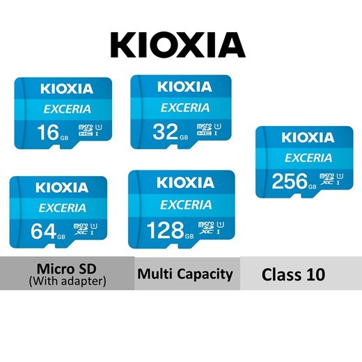 Thẻ nhớ Micro SD Kioxia ( Toshiba ) Class 10 - Bảo hành chính hãng 5 năm