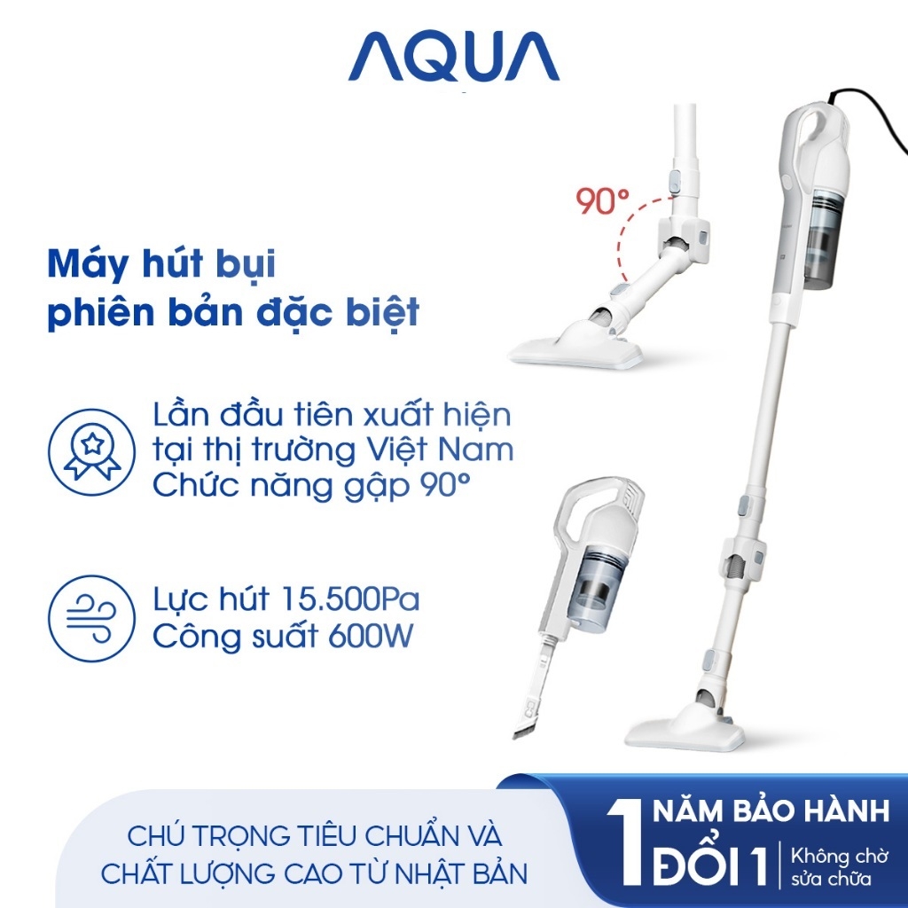 Máy hút bụi cầm tay AQUA AQS-CCXL8R(W)-VN