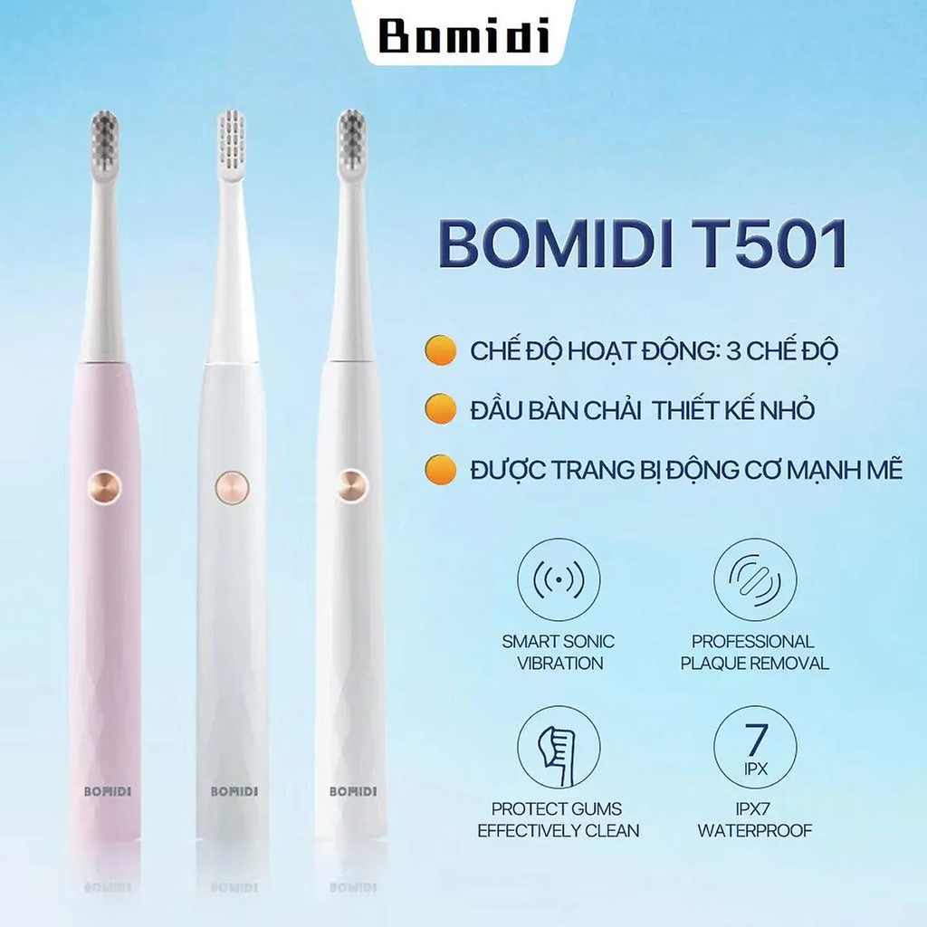 Bàn chải điện BOMIDI T501