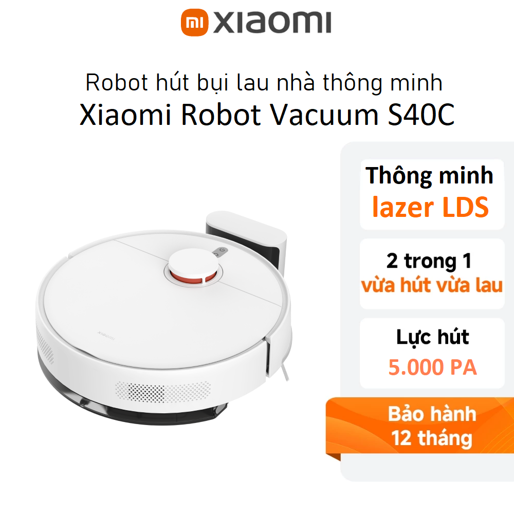 Robot hút bụi lau nhà Xiaomi Robot Vacuum S40C EU(BHR9664EU)
