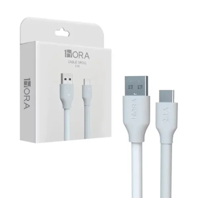 Cáp sạc 1HORA USB to Type C 2.1A dài 1M CAB237