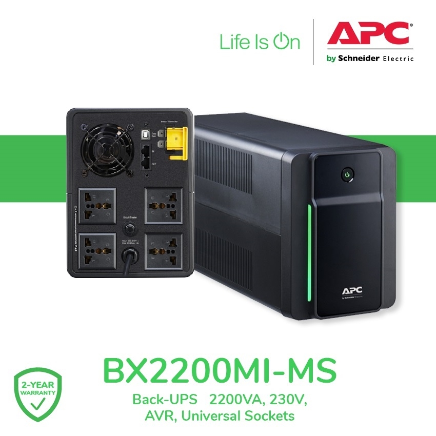 Bộ lưu điện APC UPS BX2200MI-MS 1200W-2200VA