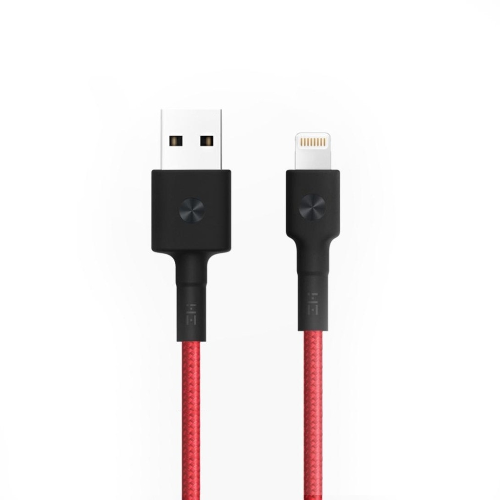 Dây cáp sạc Xiaomi ZMI Usb to Lightning Iphone MFI Chống Rối AL803 (Red) 100cm