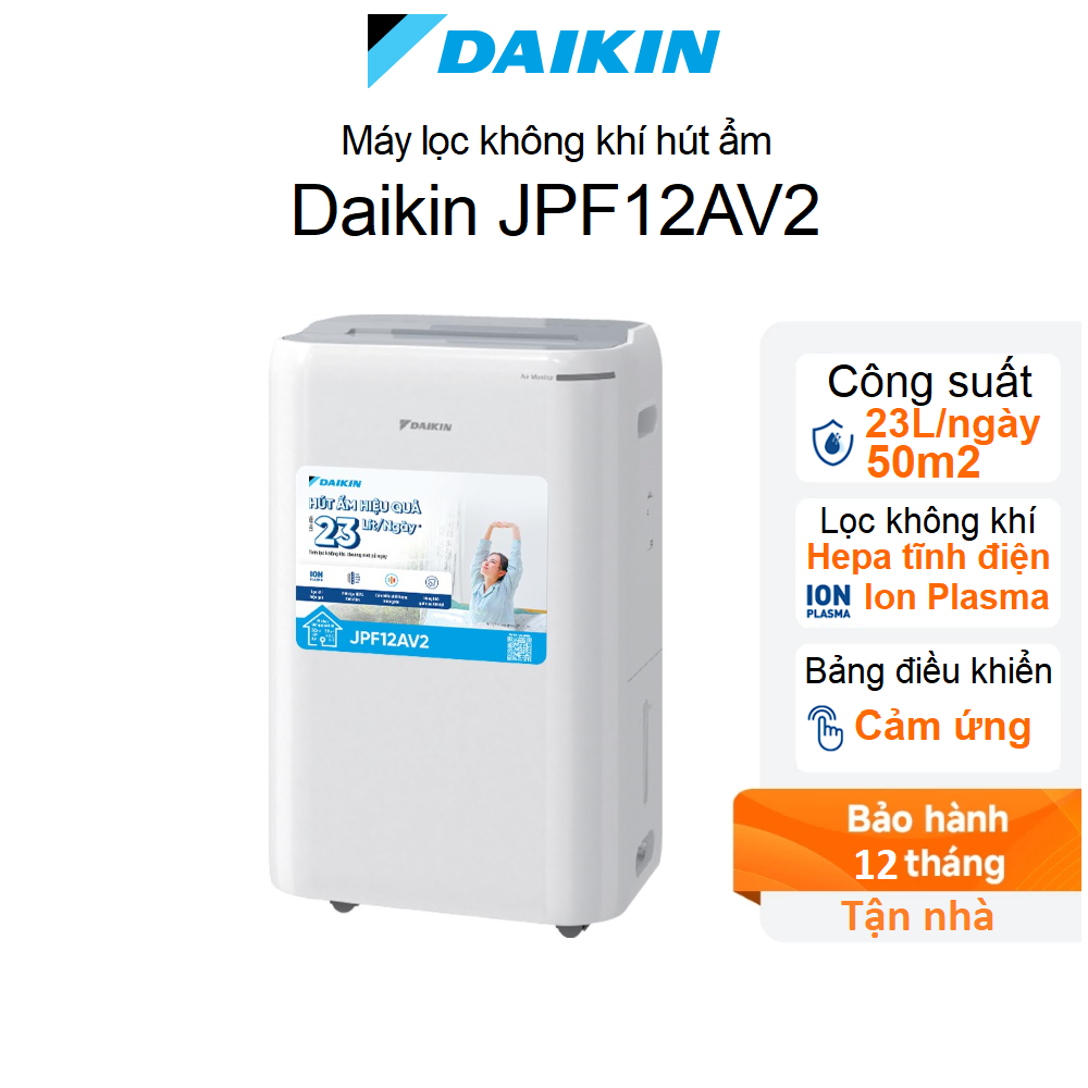 Máy lọc không khí hút ẩm Daikin JPF12AV2