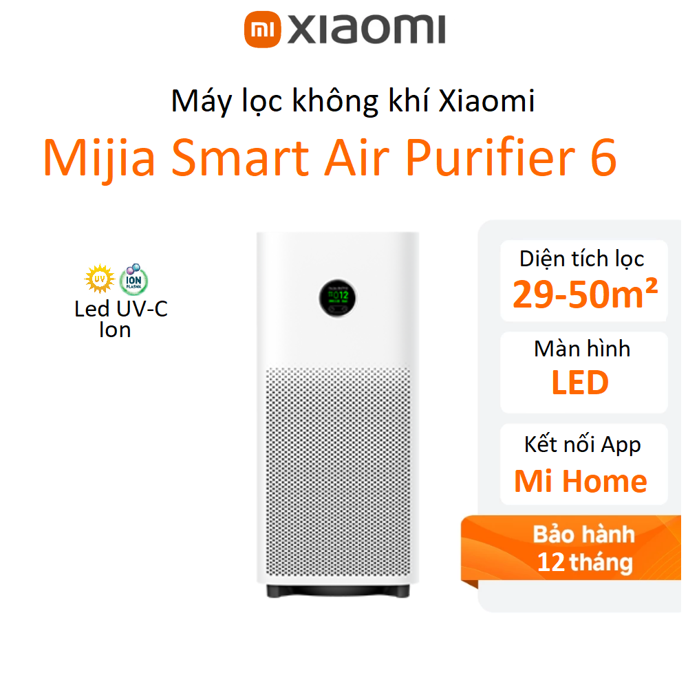 Máy lọc không khí Xiaomi Mijia Smart Air Purifier 6 EU (BHR08MZEU)