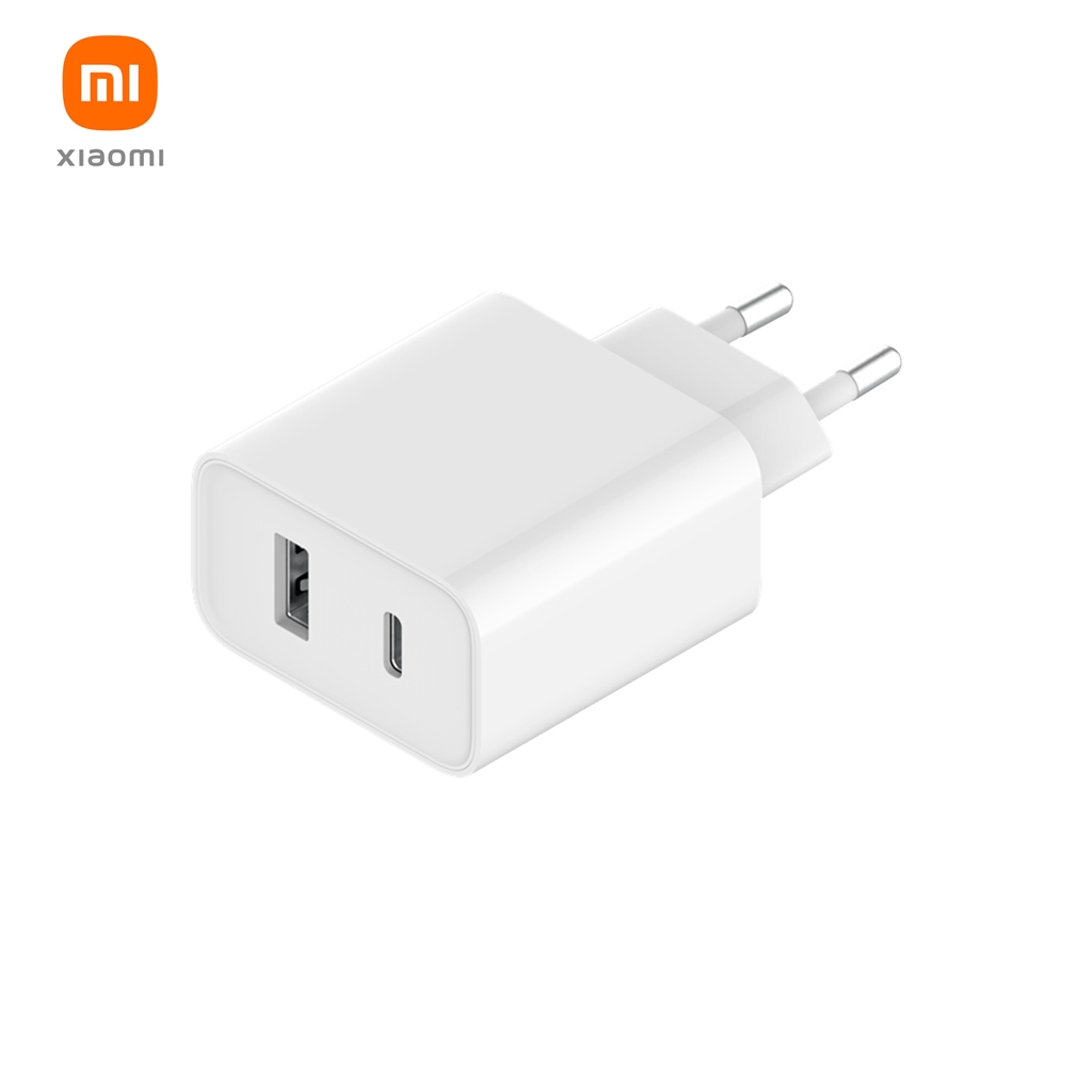 Adapter cốc củ sạc Xiaomi Mi Wall Charger (Type-A+Type-C) Công suất 33W, BHR4996GL