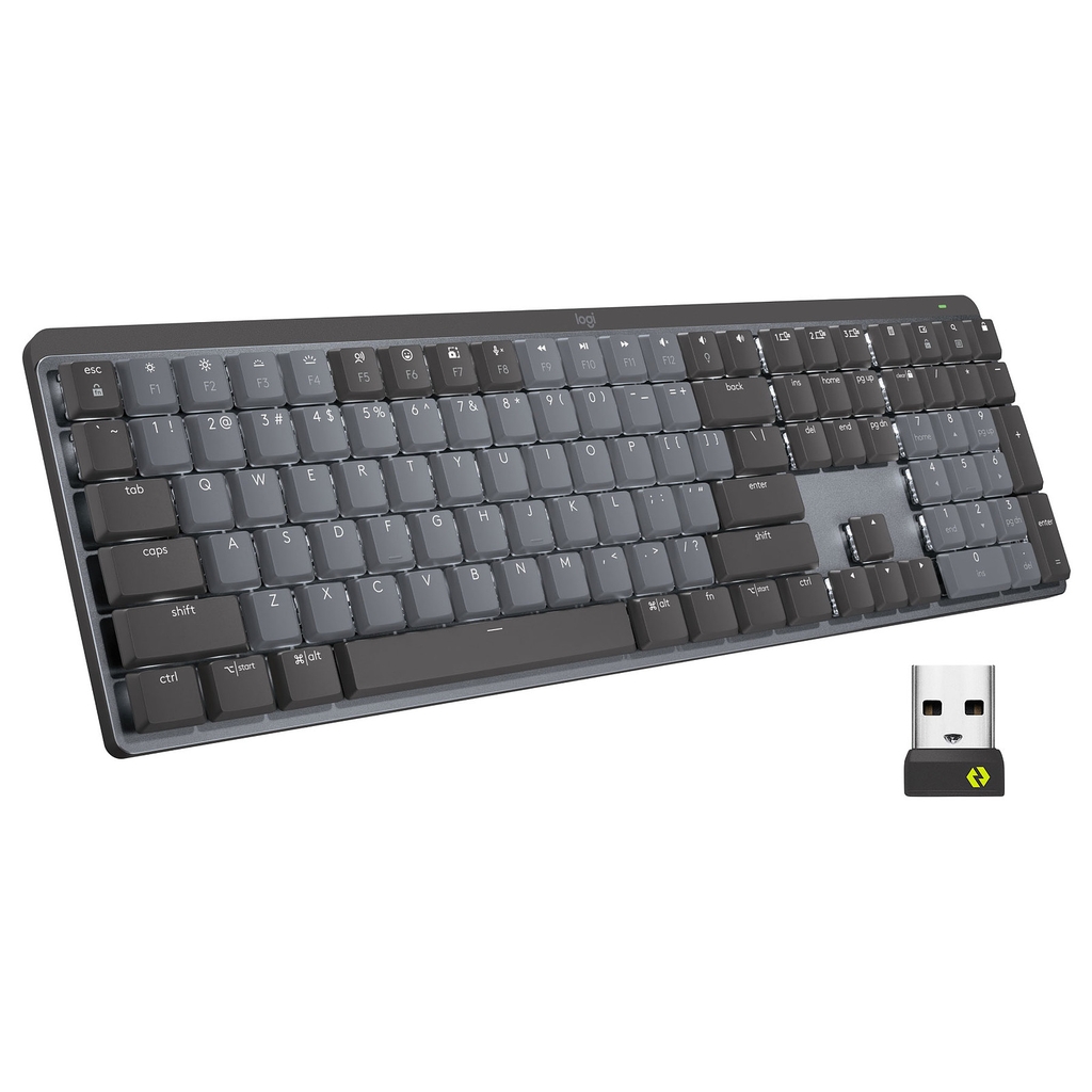 Bàn phím Logitech MX Mechanical Tactile cơ không dây Wireless/Bluetooth