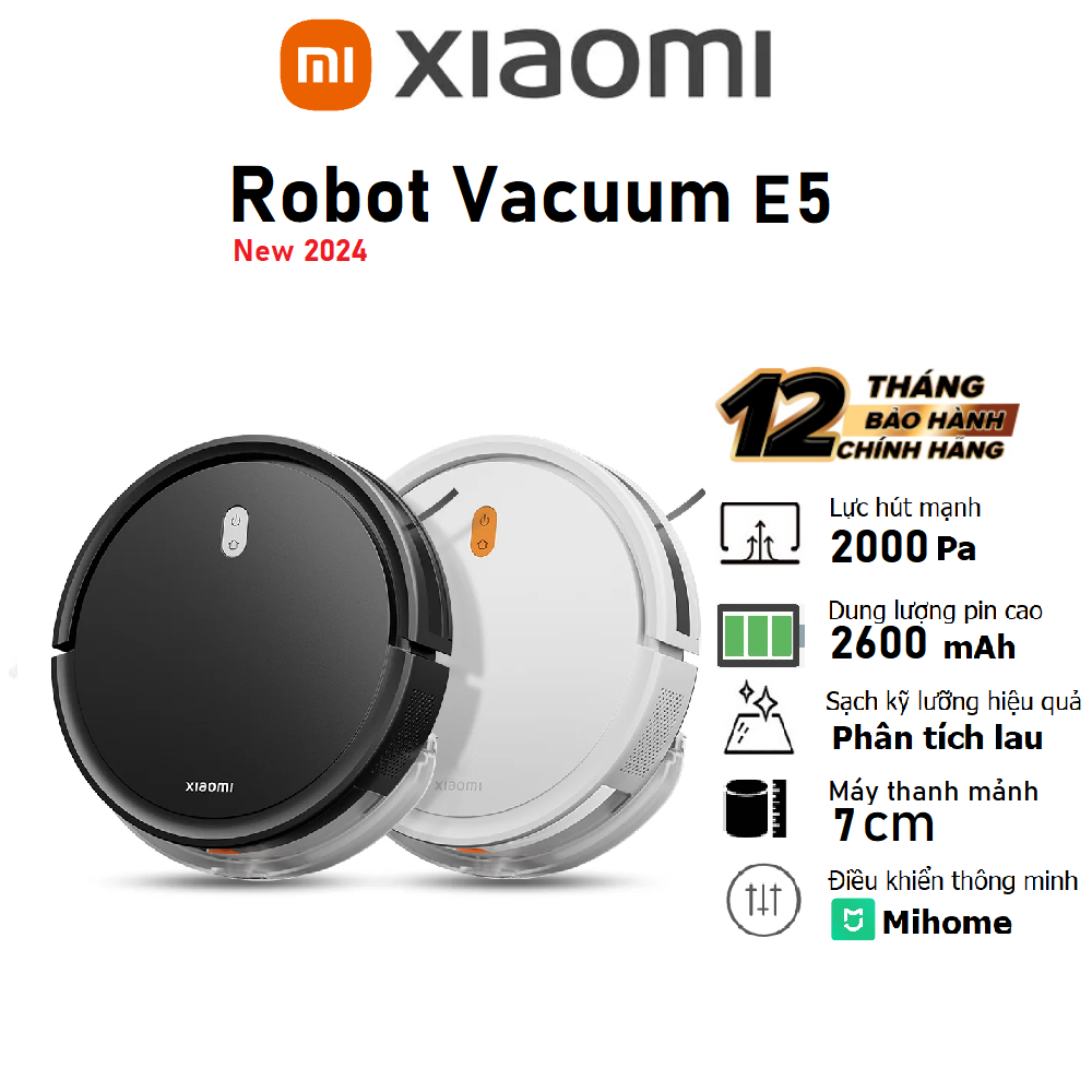 Robot hút bụi lau nhà Xiaomi Robot Vacuum E5