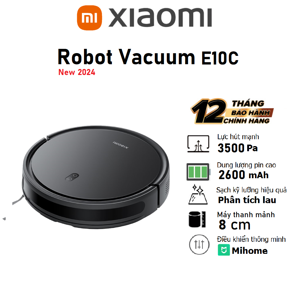 Robot hút bụi lau nhà Xiaomi Robot Vacuum E10C