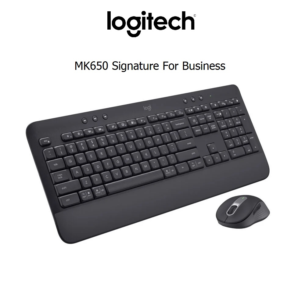 Bàn phím chuột Logitech MK650 Signature Business Không dây Bluetooth/Usb Logi Bolt